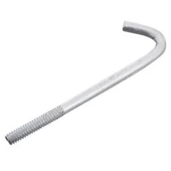 GANCHO "J" TECHO ZINCADO UNC 1/4 X 2