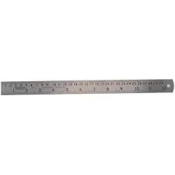 REGLA ACERO INOX. 12" 300MM 052902 SCMC
