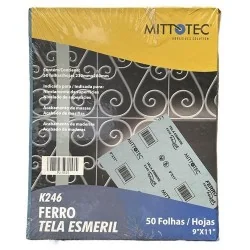 PLIEGO LIJA FIERRO GRANO NR 80 MITTOTEC