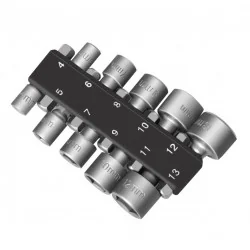 PUNTA DADO HEMBRA JGO 10PC MM /1/4"X45MM) 746010