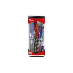 ATORNILLADOR ACETATO JUEGO 17PC (SL,PH,SK) 780003