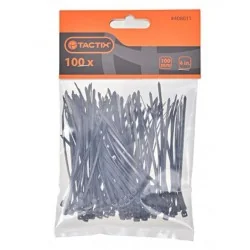 AMARRACABLES 3.6MM X 250MM NEGRA 100PC 408023 TA