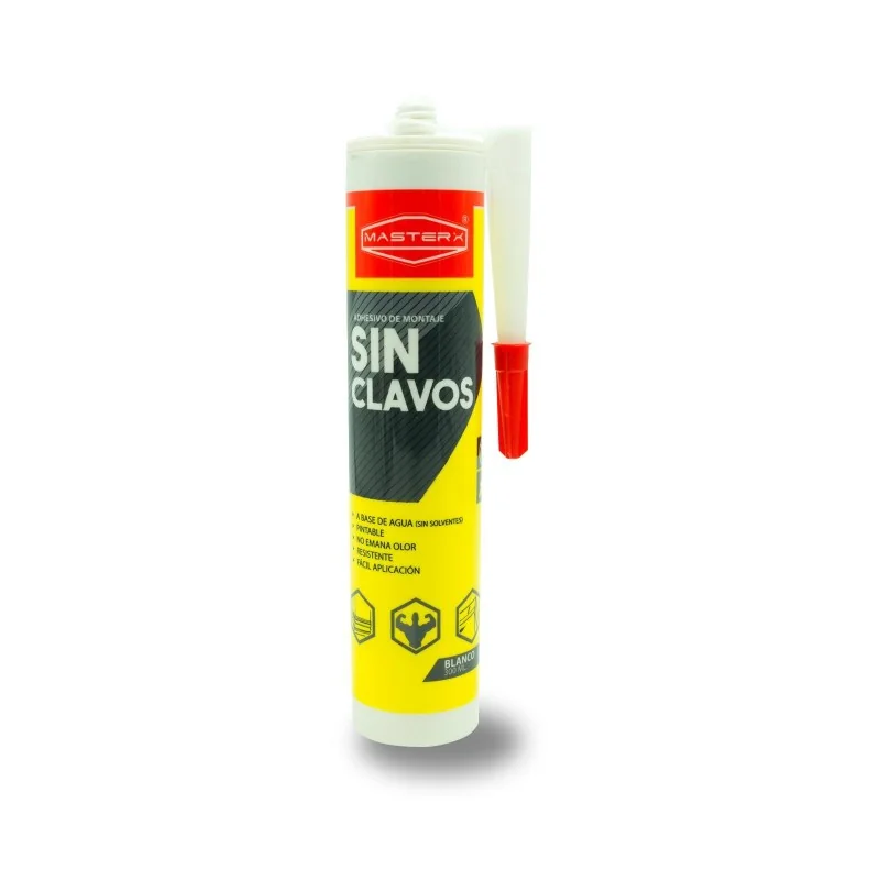 ADHESIVO MONTAJE SIN CLAVO 300ML PL-500 MASTERMONT