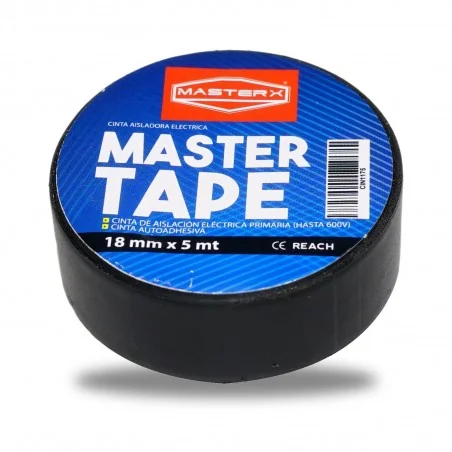 CINTA AISLADORA 3/4 X 05 MT NEGRA 1500 MASTERX