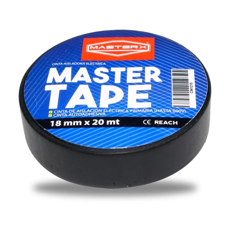 CINTA AISLADORA 3/4 X 20 MT NEGRA 1500 MASTERX