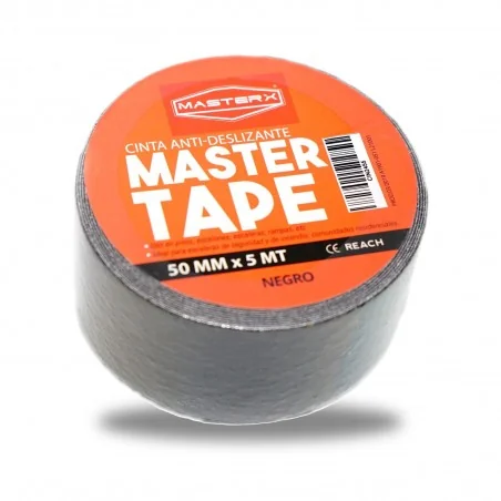 CINTA ANTIDESLIZANTE NEGRO 2" X 5MTS MASTERX