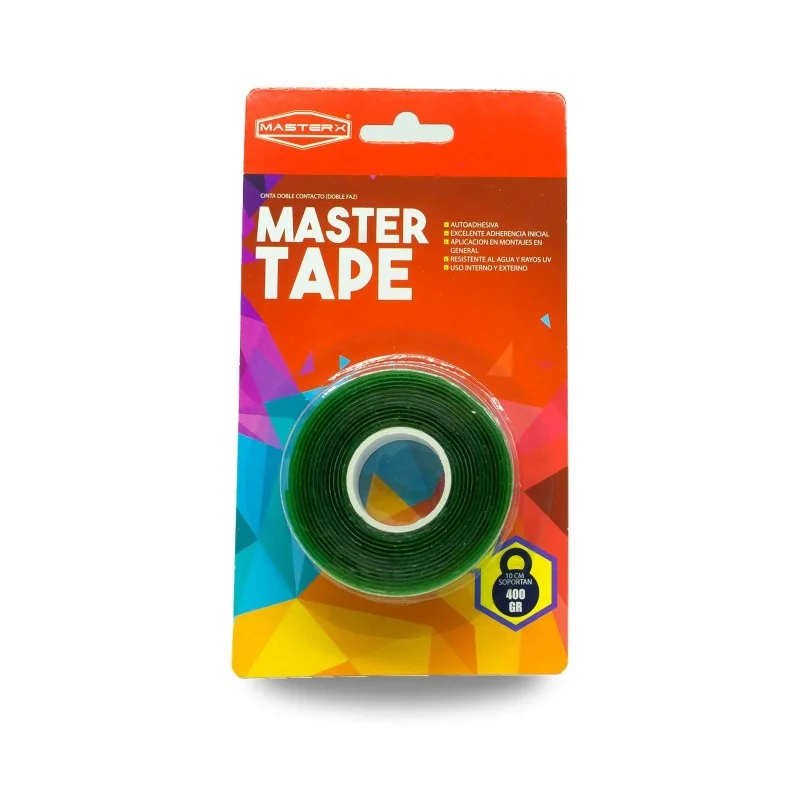 CINTA MONTAJE DOBLE ADHES. 25MM X 2M TRANSPARENT M