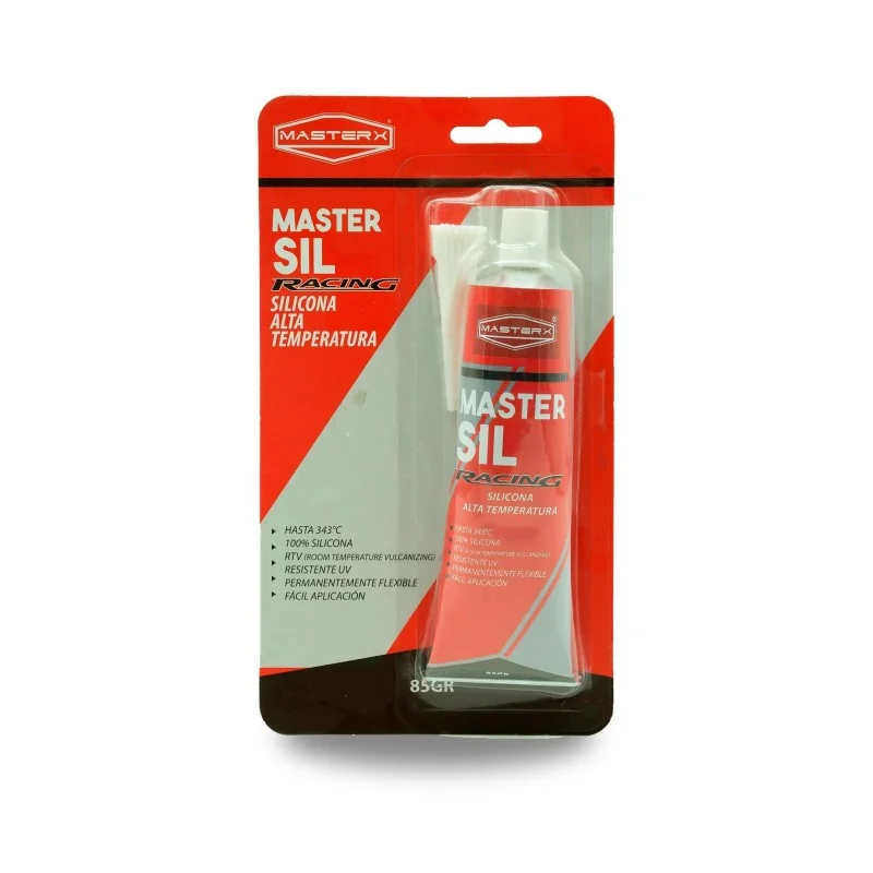 SILICONA ACETI ROJA 343ºC ALTA T° 85GR MASTERSIL