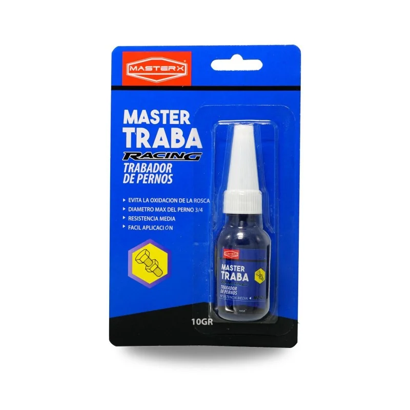 TRABADOR RES.MEDIA ROSCADAS 242 10GR AZUL MASTERX