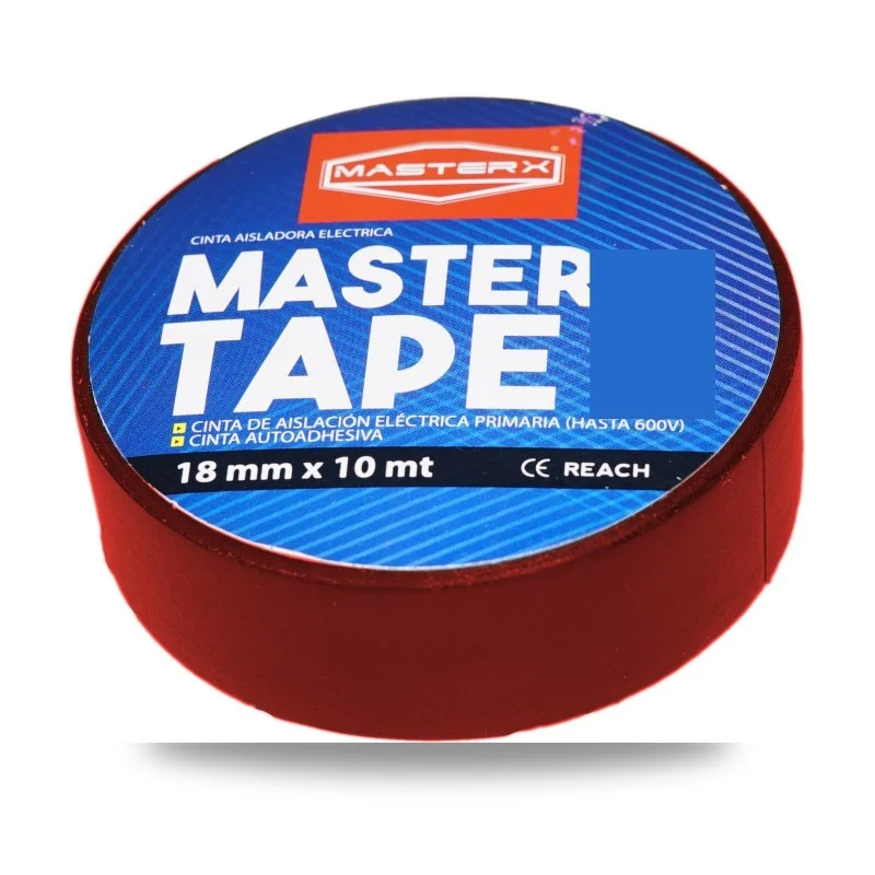 CINTA AISLADORA 3/4 X 10 MT ROJA 1500MASTERX
