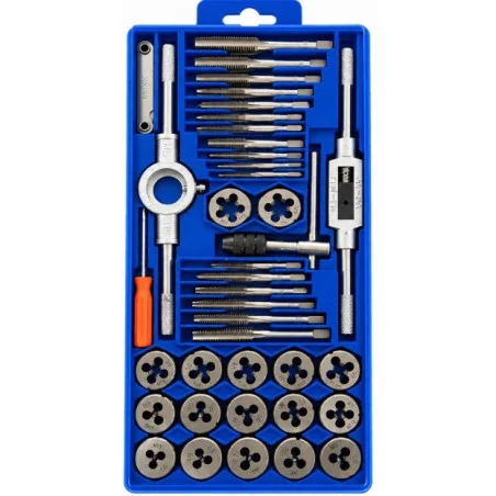 KIT MACHO-TERRAJA 40PC M3-M12 METRIC 114001 SCMC