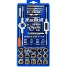 KIT MACHO-TERRAJA 40PC M3-M12 METRIC 114001 SCMC