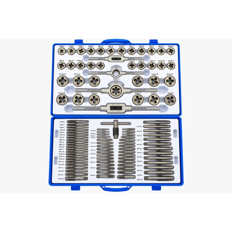 KIT MACHO-TERRAJA 110PC M2-M18 METRIC 117001 SCMC