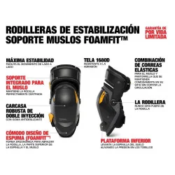 Rodilleras P/Superficie Irregular-Dura Tbkp3 Toug