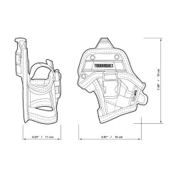 PORTAHERRAMIENTAS 02 PCS BOLSA(S)+CLIC TBCT20S