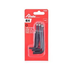 LLAVE ALLEN JUEGO 08PC 1/16-1/4" 702620 ONSITE