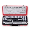 DADO JUEGO 1/2" 25PC 10-32MM HEX C/MET 299095 GES