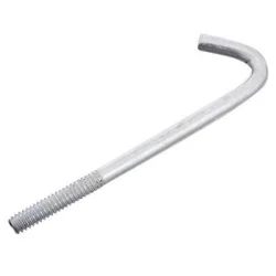 GANCHO "J" TECHO ZINCADO UNC 1/4 X 2