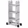 ESCALERA MULTIUSO ALUMINIO 16 PELD 4.6MTS PRORAMP