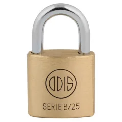CANDADO LISO STANDARD SERIE B 25MM B25 ODIS