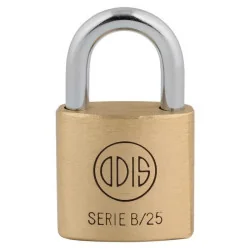 CANDADO LISO STANDARD SERIE B 25MM B25 ODIS