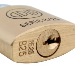 CANDADO LISO STANDARD SERIE B 25MM B25 ODIS