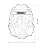 PORTAHERRAMIENTAS 02 PCS BOLSA(L)+CLIC TBCT20L