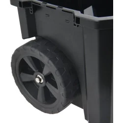 CAJA HERRAM PLAST BC/MET 25"X3 C/RUE 320440 TACTI
