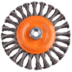GRATA CIRCULAR ACERO TRENZAD 6" M14 2000283 KRESS