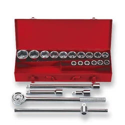 DADO JUEGO 3/4" 21PC 17-50MM HEX 299086 GESTAR
