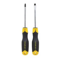 ATORNILLADOR CRUZ + PALETA GRIP 2PC 60809 STANL