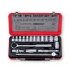 DADO JUEGO 1/2" 18PC 08-27MM HEX C/MET 299096 GES