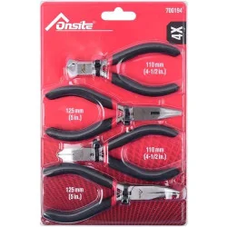 ALICATE JUEG 04PC MINI PUNTA(2)+CORTE(2) 700194 O