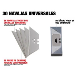 Cuchillo Cartonero Repuesto Trapez 30Pc Tbh4S3080