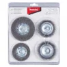 GRATA JUEGO 04PC TOMA 06MM (1/4") D65729 MAKITA
