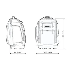 Mochila Portaherramientas T/Pesado Tb66C Toughbui
