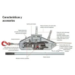 Tecle Tirfor 3.2TON X 20MT Certificado 385386 TACTIX