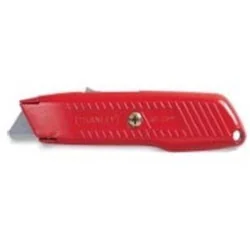 CUCHILLO CARTONERO TRAPEZ. AUTORET ROJO 10189 STA