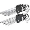 LLAVE ALLEN BOLA JGO18PC 1.5-10MM 1/16-3/8"702628