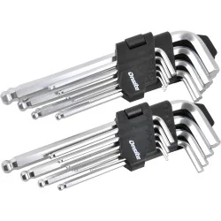 LLAVE ALLEN BOLA JGO18PC 1.5-10MM 1/16-3/8"702628