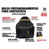 PORTAHERRAMIENTAS 02 PCS BOLSA+CLIC TBCT01 TOUGHB