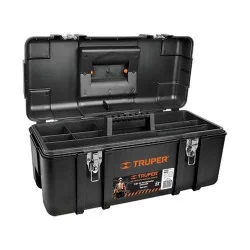 CAJA HERRAM PLAST 23" X 10" BR/MET CHP-23X TRUPER
