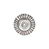 GRATA CIRCULAR INOX. TRENZ 6" 61Z60 80338 HELA
