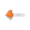FRESA RANURAS EN V 1/2 X 1/2 EJE 1/4 11466 TRUPER