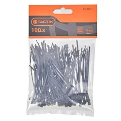 AMARRACABLES 4.7MM X 300MM NEGRA 100PC 408027 TA