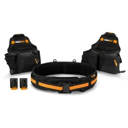 PORTAHERRAMIENTAS 03 PCS CINTO+2BOLSAS TBCT1113P