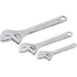 LLAVE AJUSTABLE JUEGO 03PC 6-8-10" CROMADA 704023