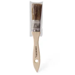 BROCHA CERDA GRIS 1/2" X 1" Mango Madera CONDECORA