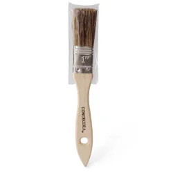BROCHA CERDA GRIS 1/2" X 1" Mango Madera CONDECORA