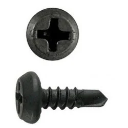 TORNILLO FRAMER PTA BROCA NEGRO 100PCS 07 X 7/16